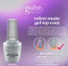 Gelish Velvet Matte No Cleanse Top Coat - .5 oz / 15ml