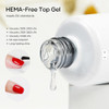 NDi beauty HEMA-Free Super Shiny No Wipe Gel Top - .5 oz