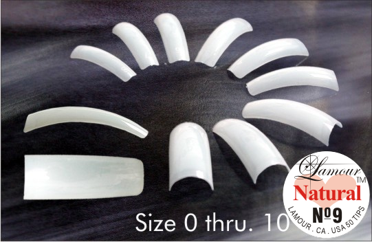 Lamour Natural Tips - 50ct/bag