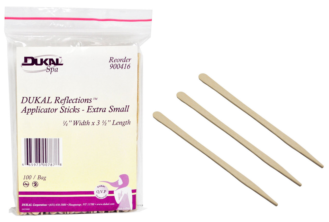 Eyebrow Waxing Appicators - 100/bag