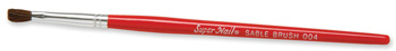SuperNail Flat Sable Brush # 4