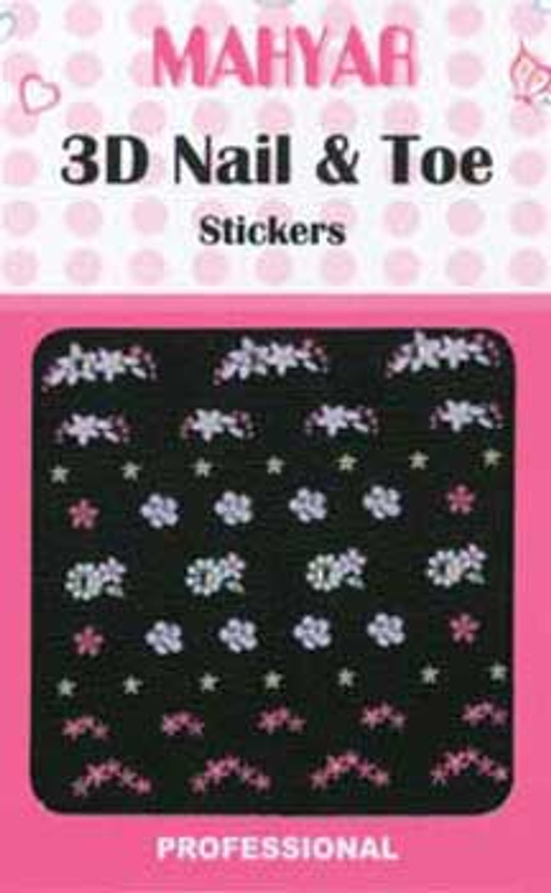 3D Nail & Toe Stickers - K05