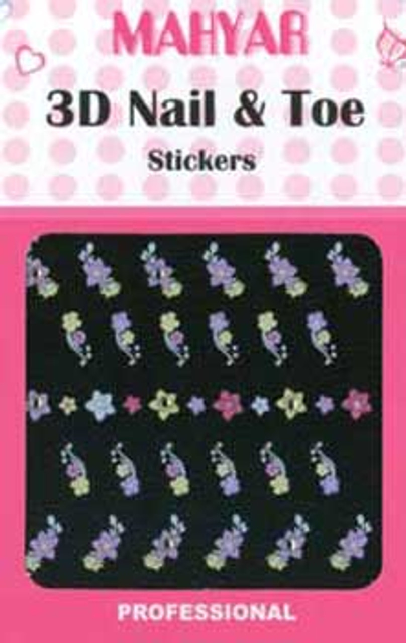 3D Nail & Toe Stickers - K11