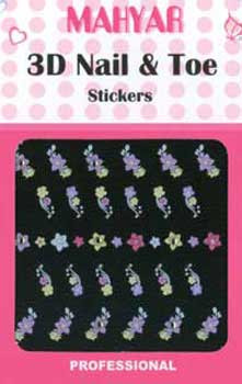 3D Nail & Toe Stickers - K11