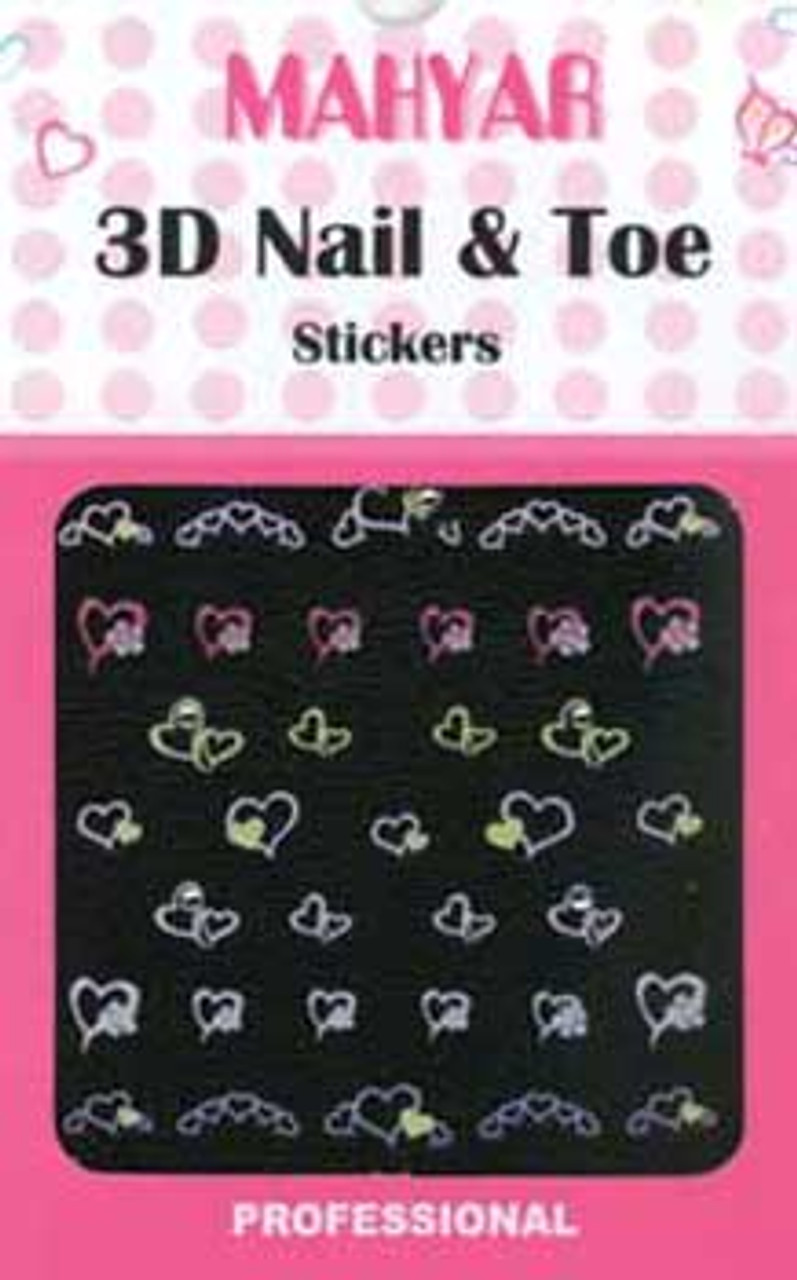 3D Nail & Toe Stickers - K27