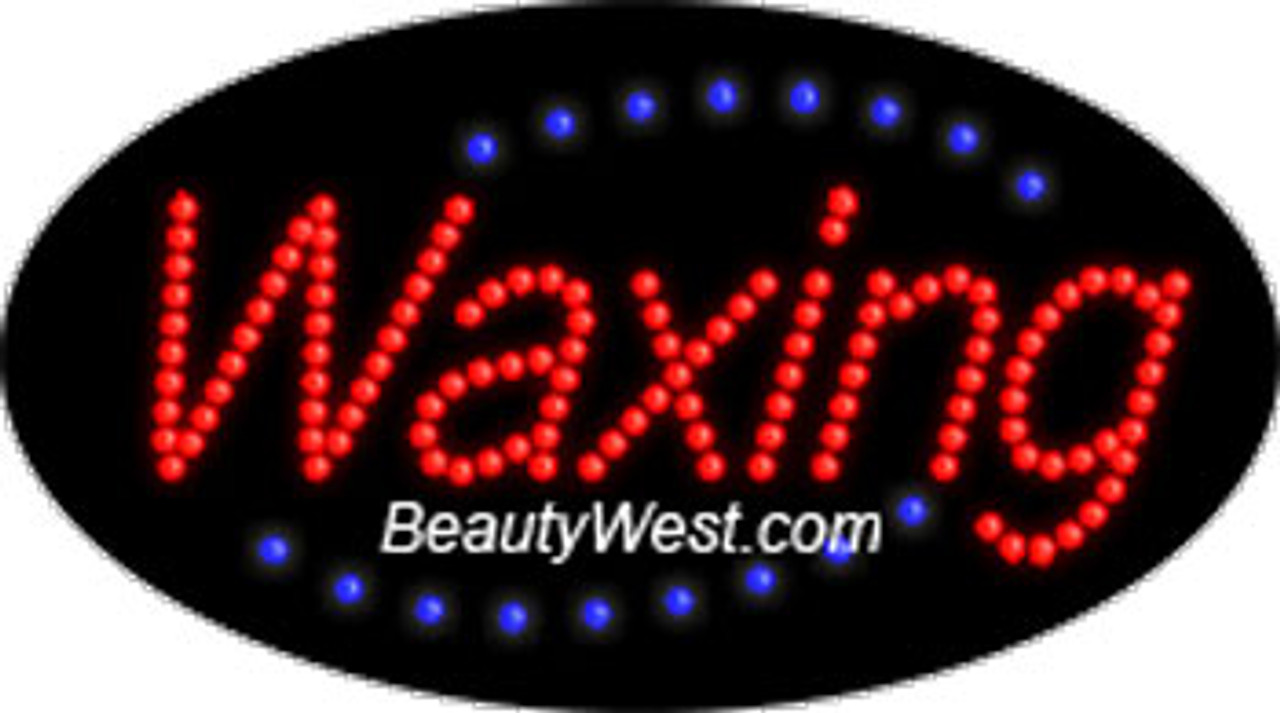 Electric Flashing & Chasing LED Sign: Waxing