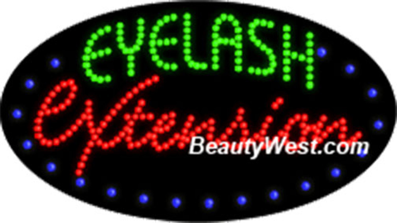 Electric Animation & Flashing LED Sign: Eyelash Extension