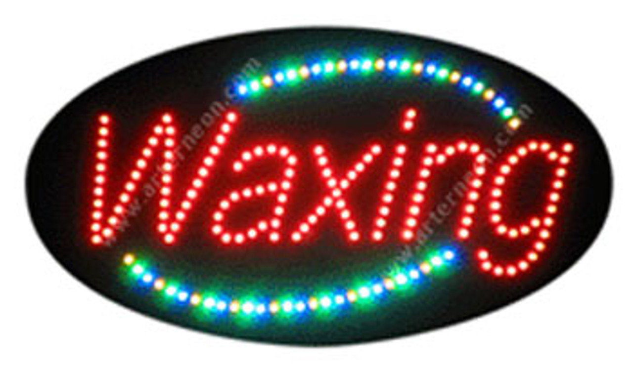 Animation & Flashing LED Sign - Waxing