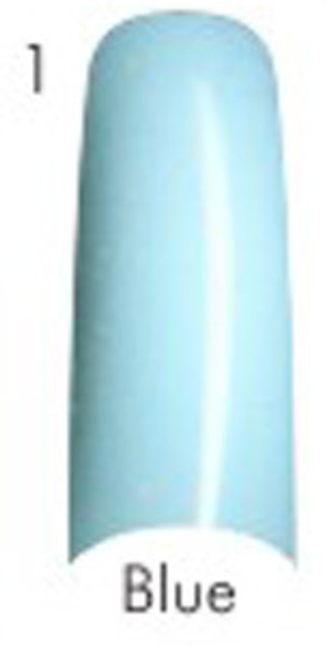 Lamour Color Nail Tips: Blue - 110ct Lamour Color Nail Tips: Blue - 110ct