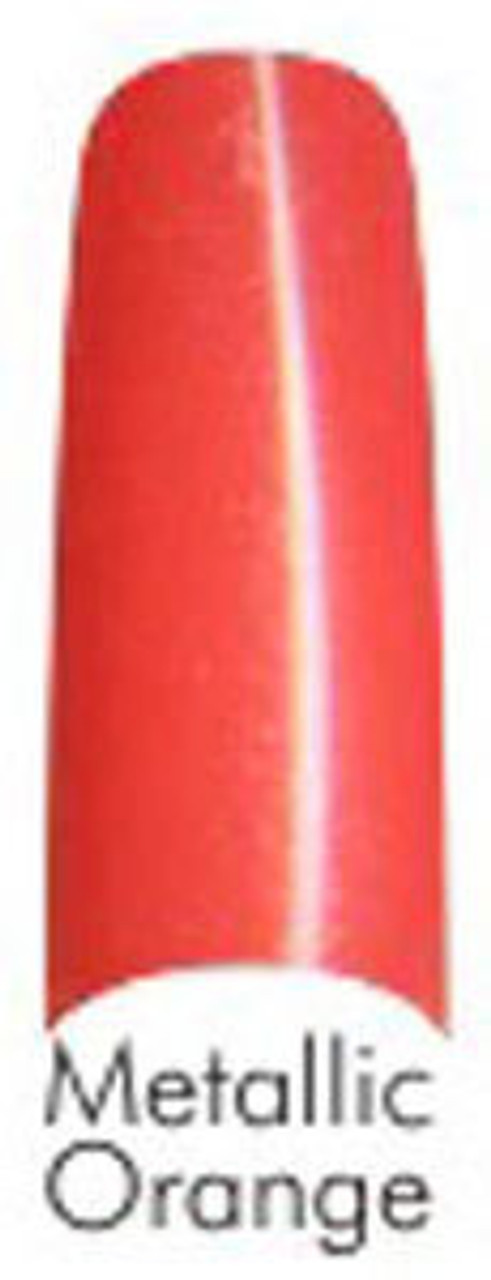 Lamour Color Nail Tips: Metallic Orange - 110ct