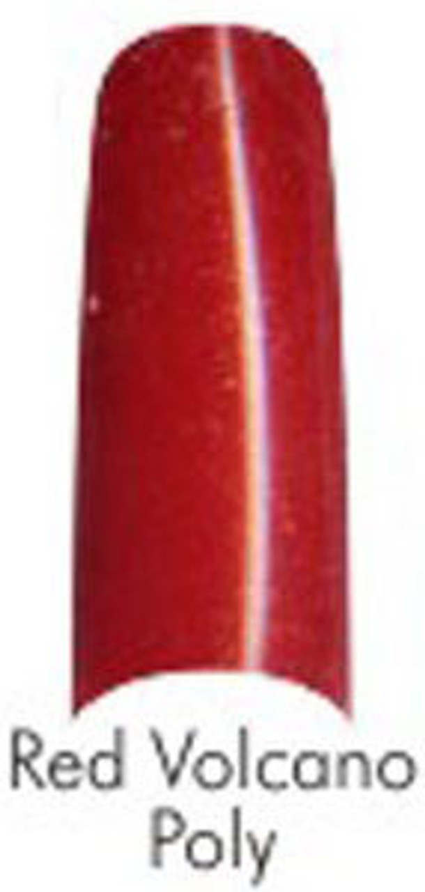 Lamour Color Nail Tips: Red Volcano Poly - 110ct