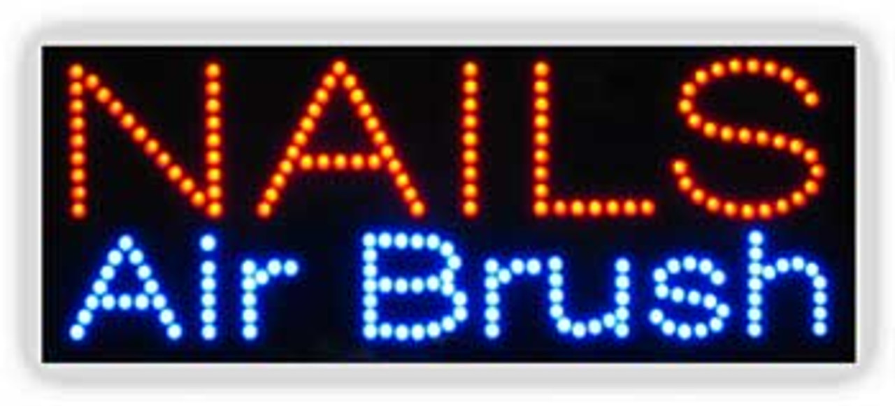 Electric LED Sign - Nails 2169