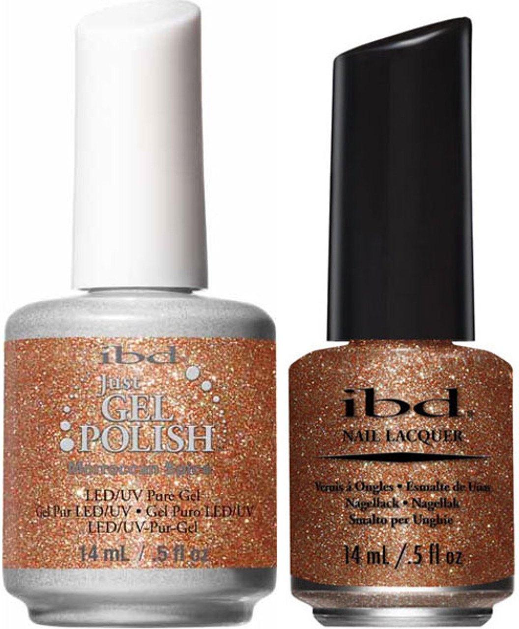 ibd Just Gel Polish & Nail Lacquer Morrocan Spice - .5oz