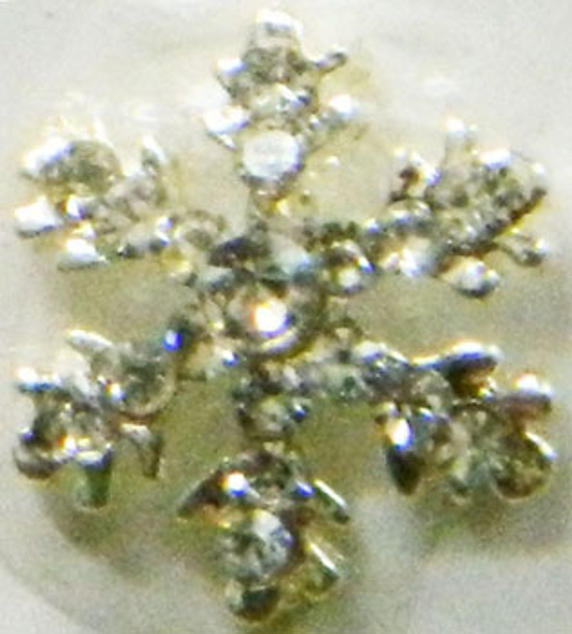 3D Rhinestones Crystal Nail Metal Charms B071