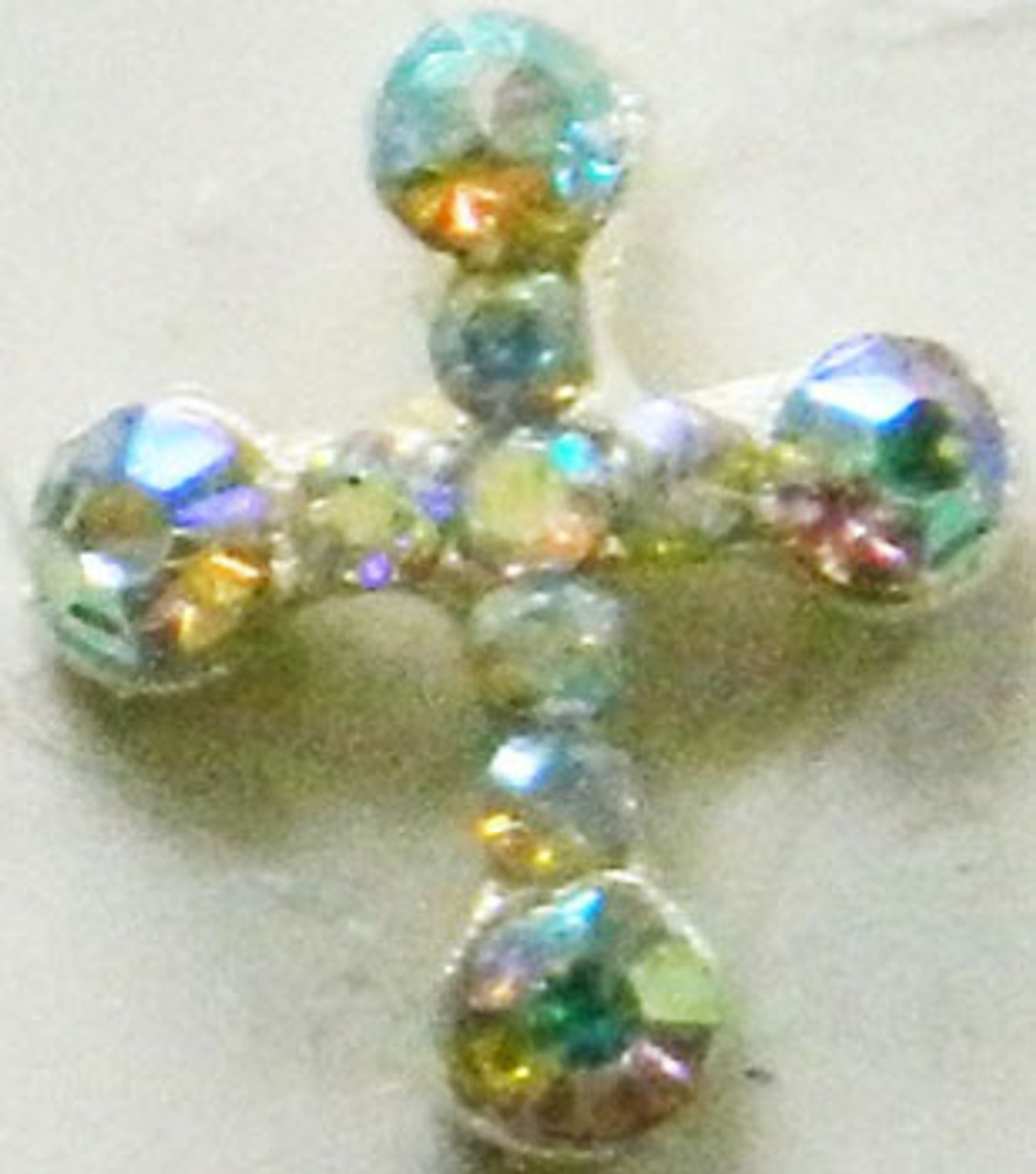 3D Rhinestones Crystal Nail Metal Charms B089