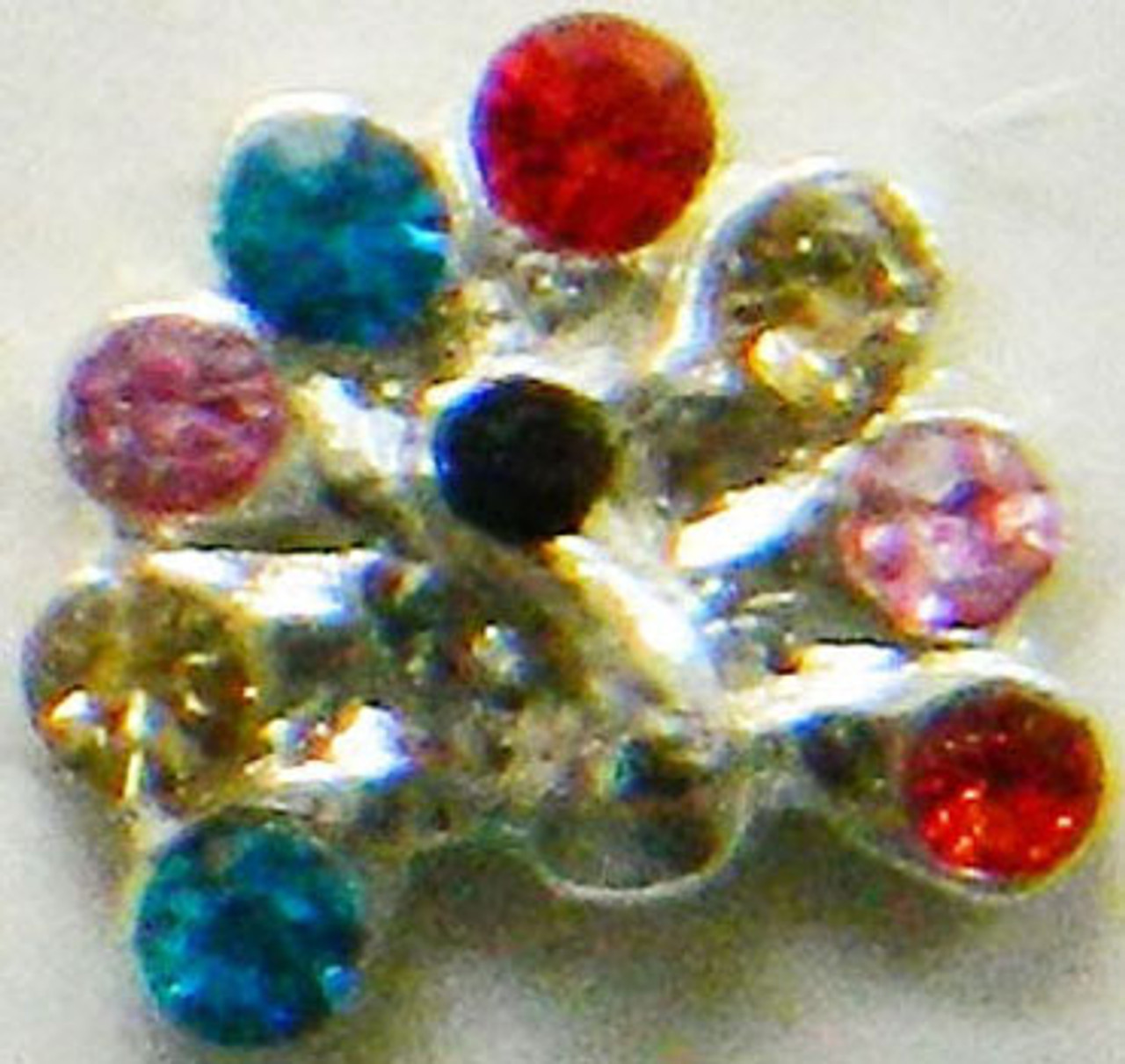 3D Rhinestones Crystal Nail Metal Charms B126