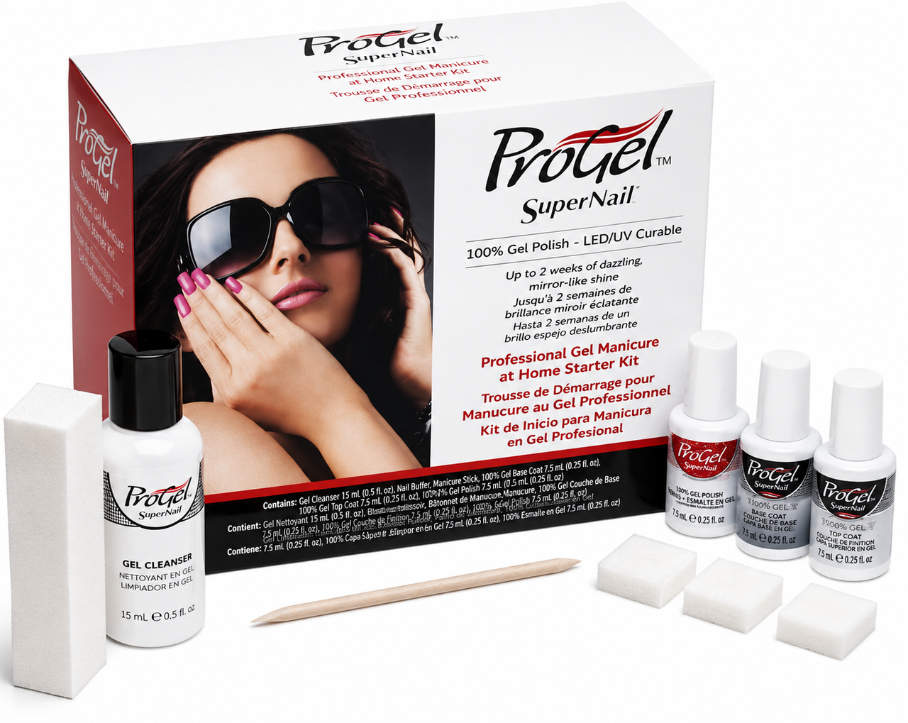 SuperNail ProGel Professional Gel Manicure At Home Starter Kit