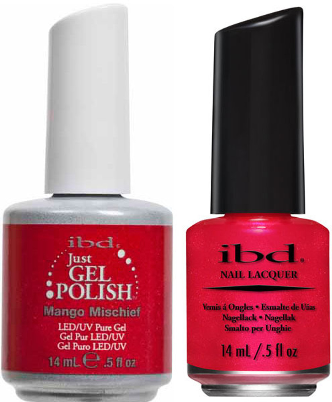 ibd Just Gel Polish & Nail Lacquer Mango Mischief - .5oz