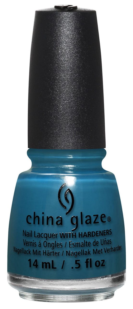 China Glaze Nail Polish Lacquer Jagged Little Teal -.5oz