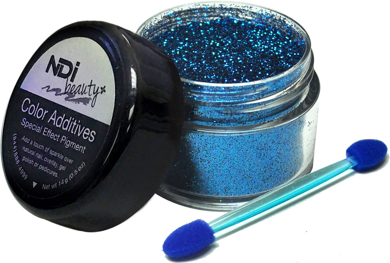 NDI beauty Metallic Glitter Moon River Blue - .5oz
