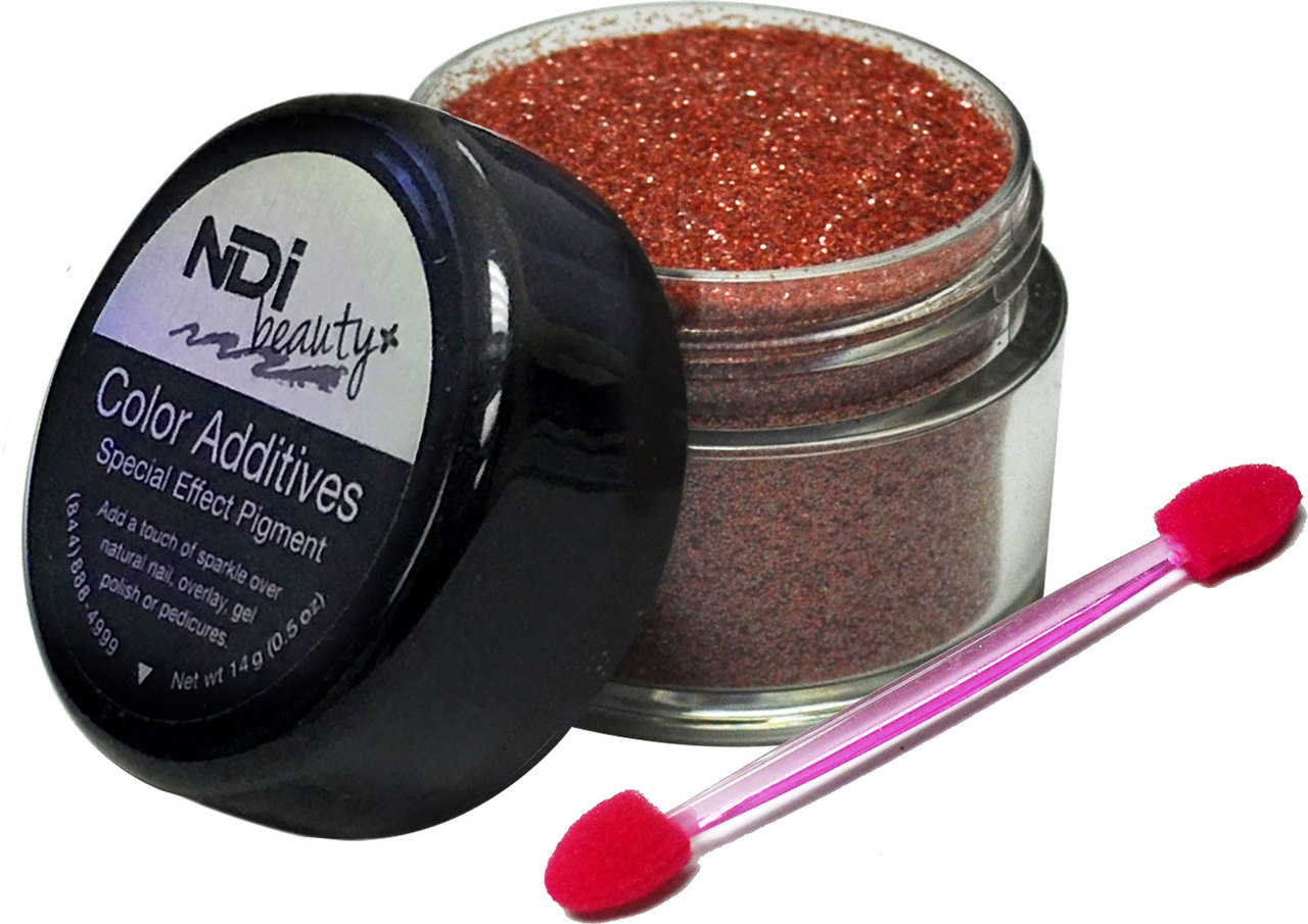 NDI beauty Mica Elements Glitter Coral Crus - .5oz