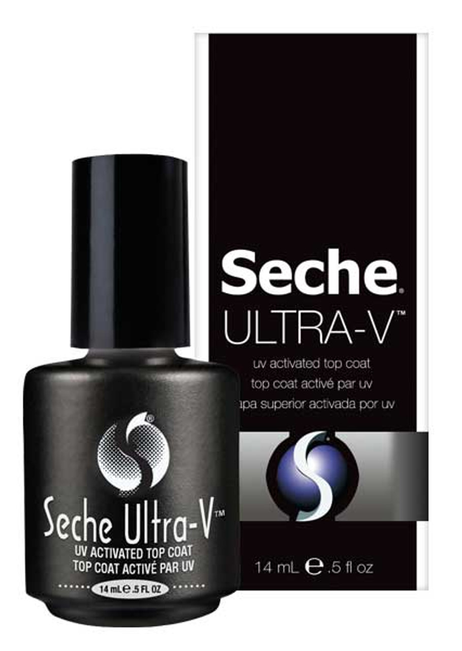 Seche Ultra-V UV Activated Topcoat - .5oz Seche Ultra-V UV Activated Topcoat - .5oz