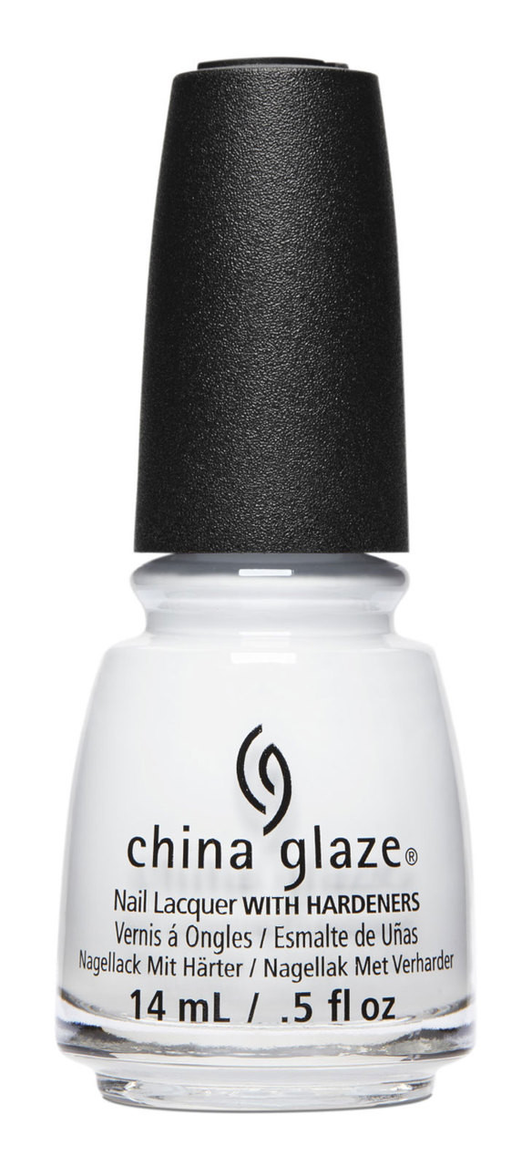China Glaze Nail Polish Lacquer Blanc Out -.5oz
