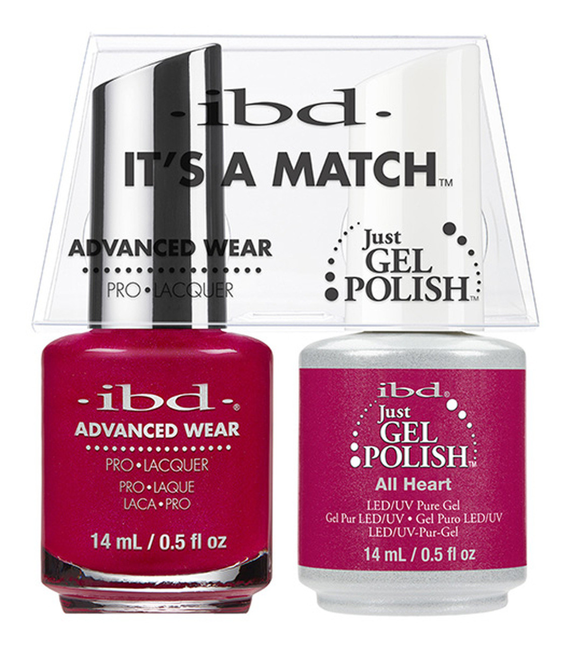 ibd Advanced Wear Duo Pack It's A Match All Heart - 14 mL/ .5 oz