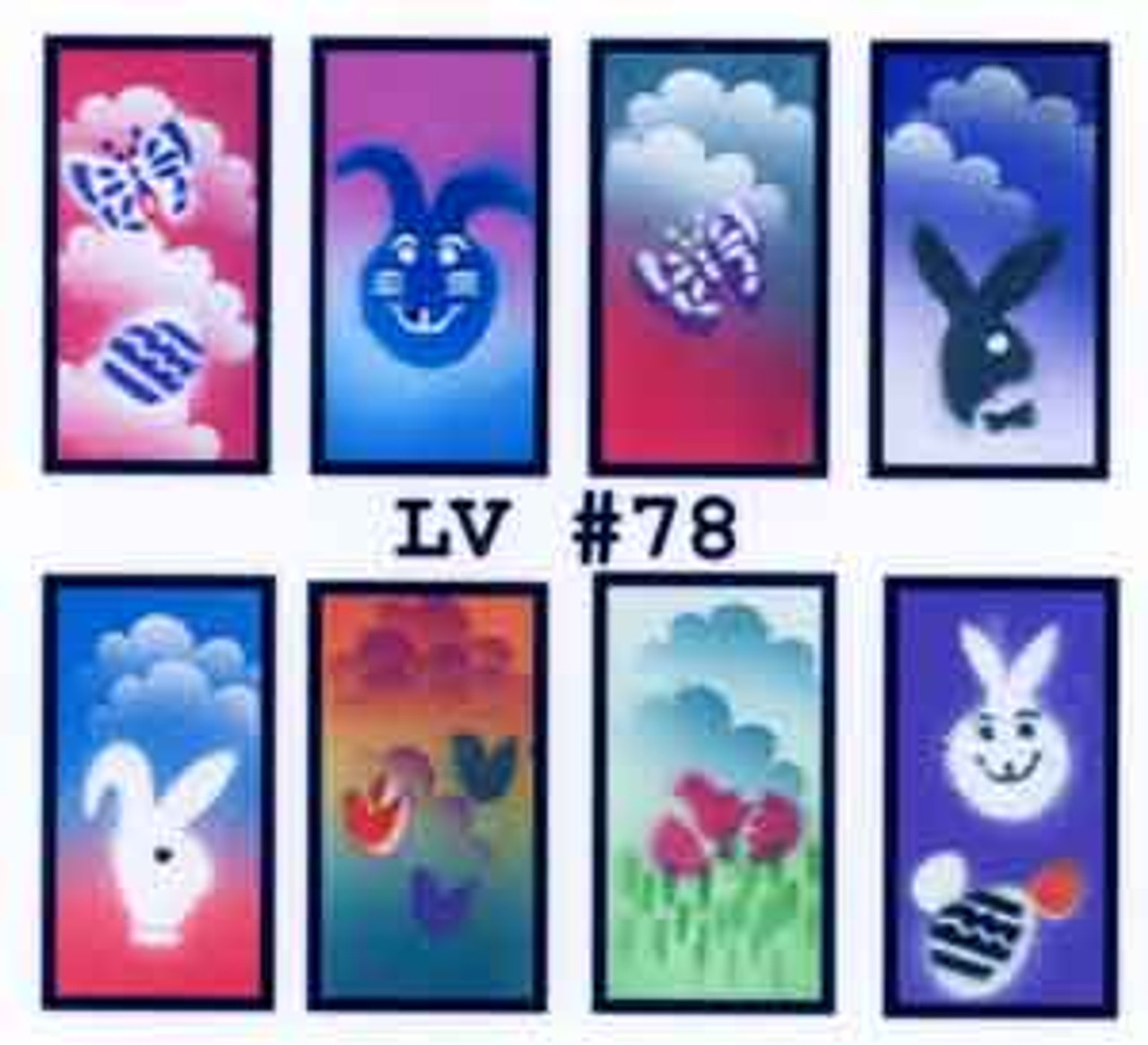 Airbrush LV Stencil # 78