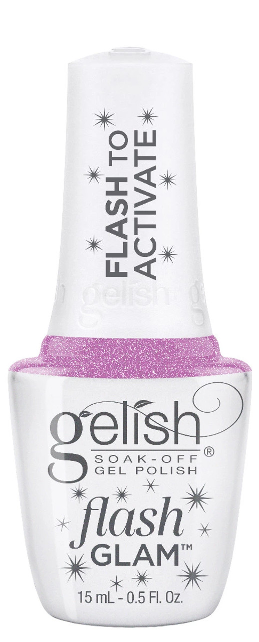 Gelish flash GLAM Glitter Gel Polish One Click At A Time - 15 mL / .5 fl oz