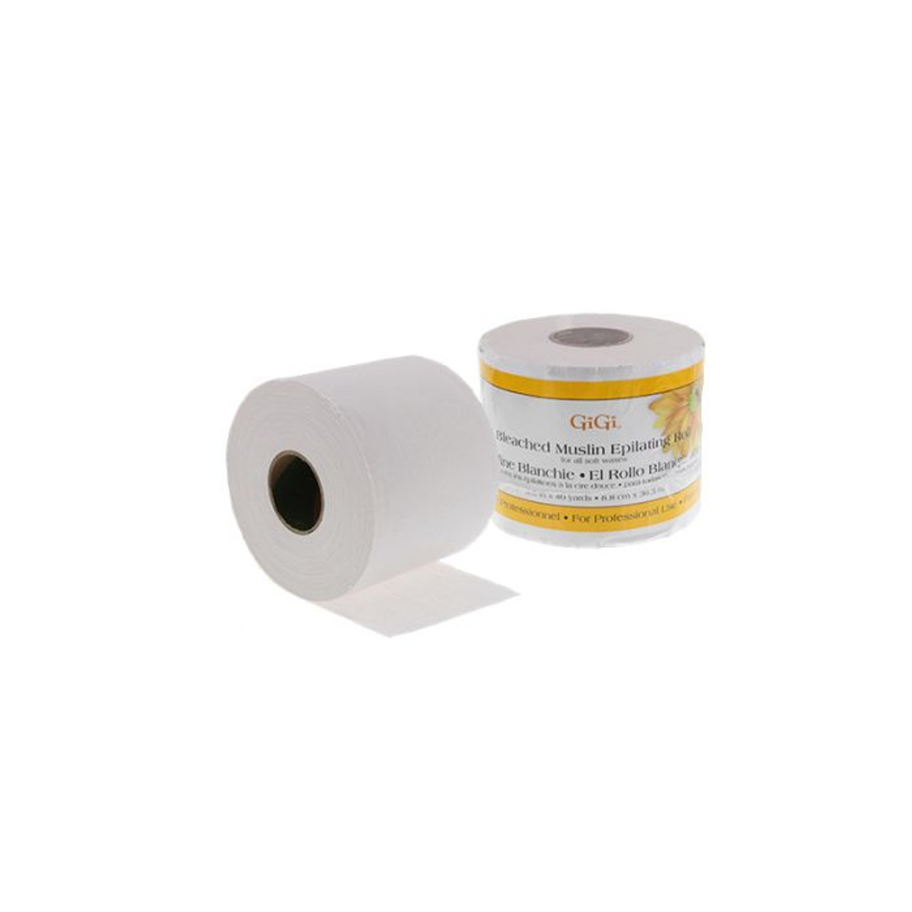Gigi Bleached Muslin Epilating Roll - 3.5" x 40 yards