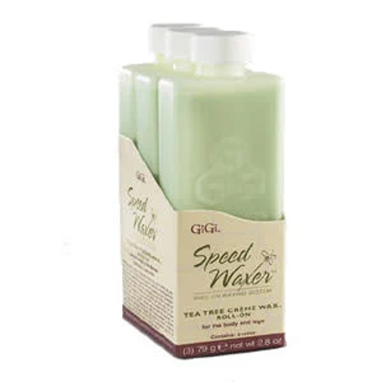 GiGi Large Tea Tree Creme Wax Refill - 3pk