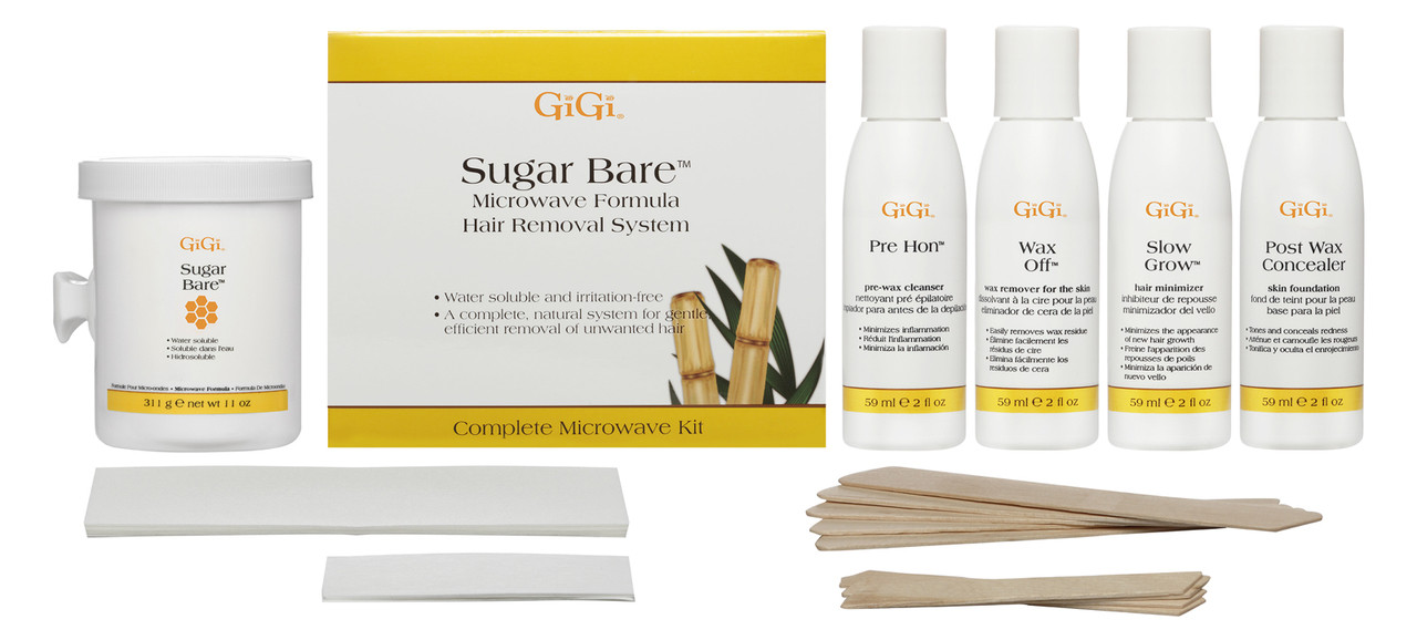 Gigi Sugar Bare Complete Microwave Kit