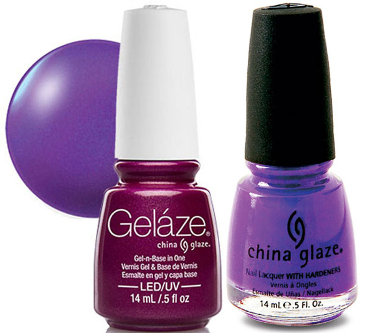 Gelaze Gel Polish & Nail Lacquer DUO Flying Dragon - .5 fl oz