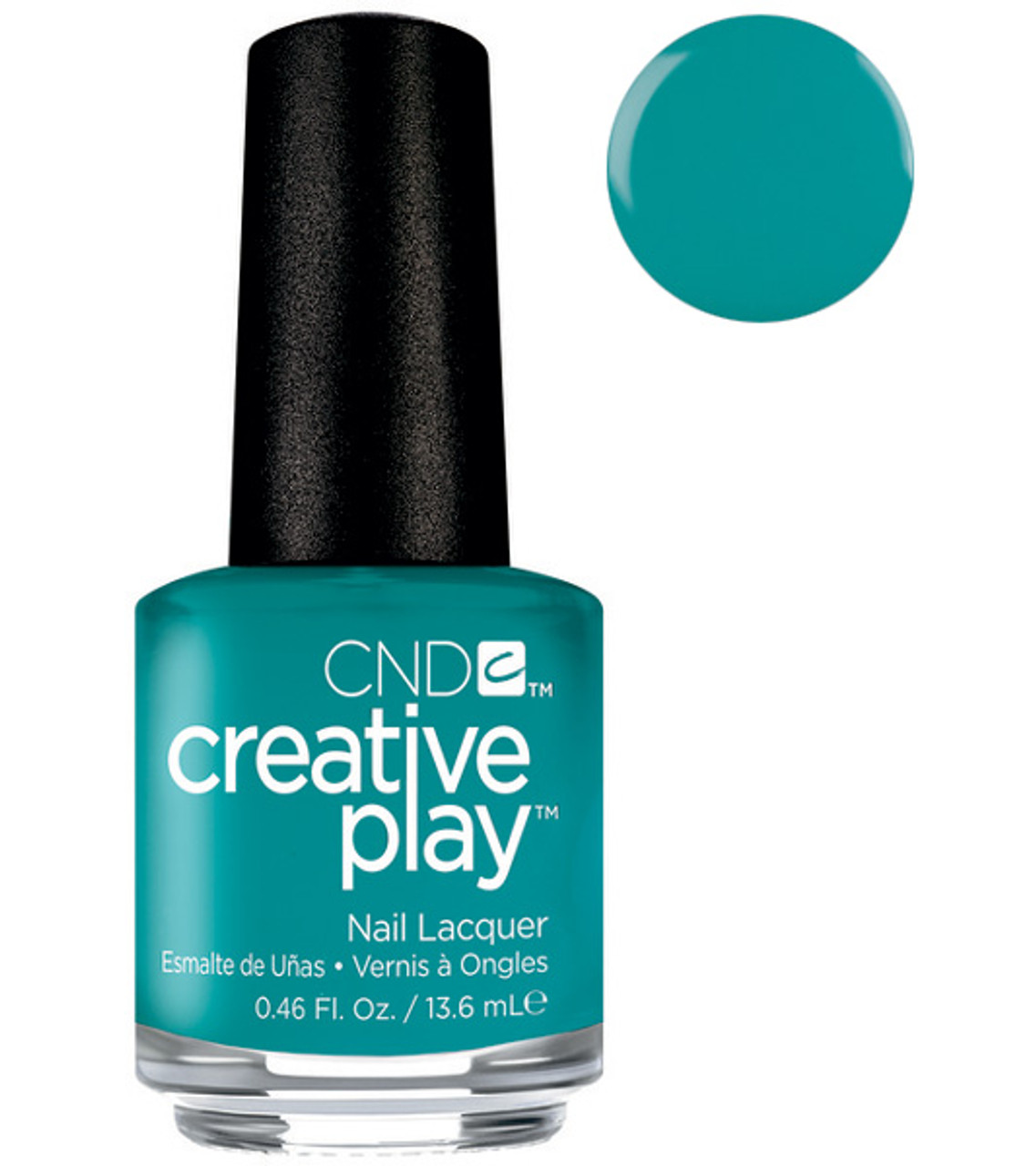 CND Creative Play Nail Polish Head Over Teal - .46 Oz / 13 mL