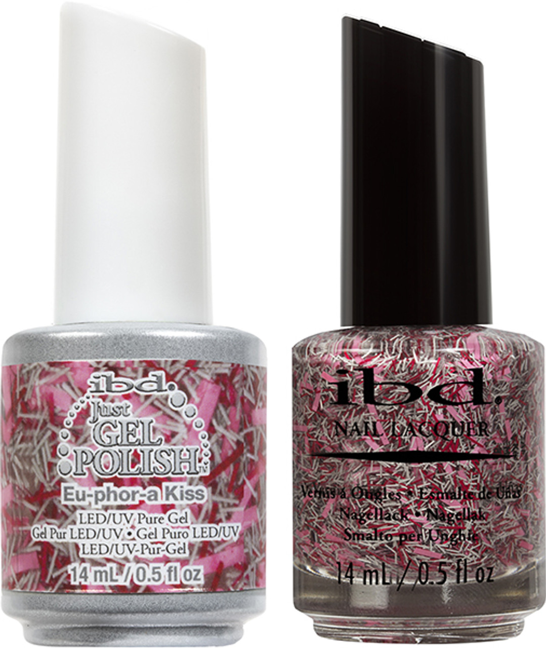 ibd Just Gel Polish & Nail Lacquer Eu-phor-a-Kiss - .5oz