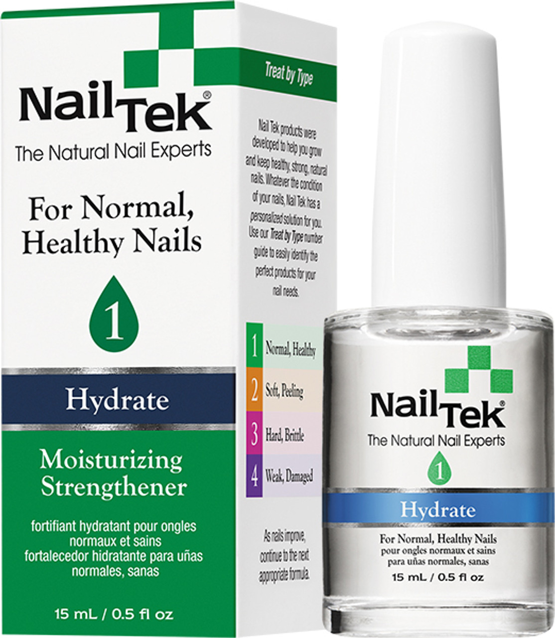 Nail Tek Hydrate Moisturizing Strengthener 1 - .5oz