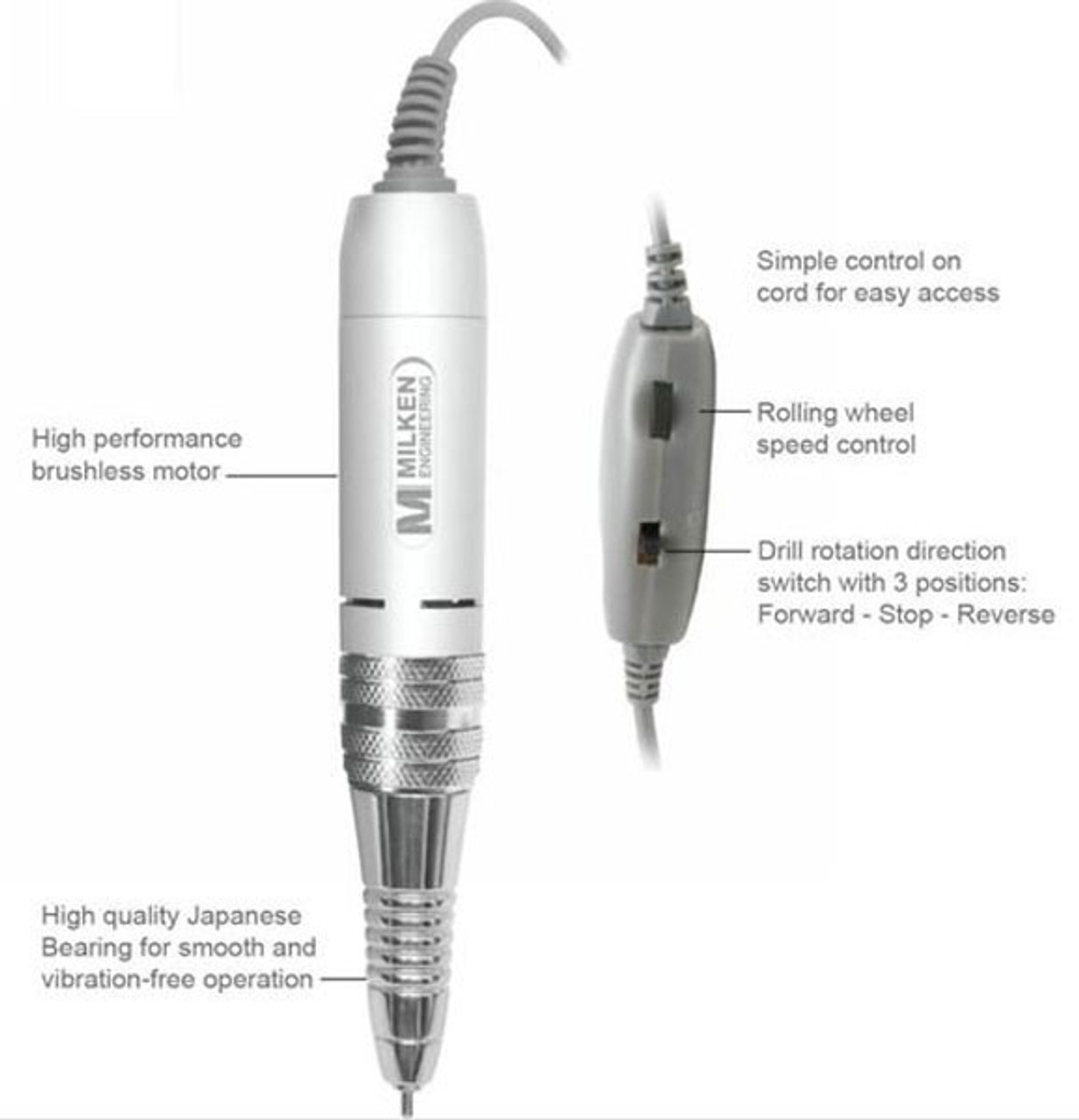 MILKEN - ND770 PowerBank Nail Drill