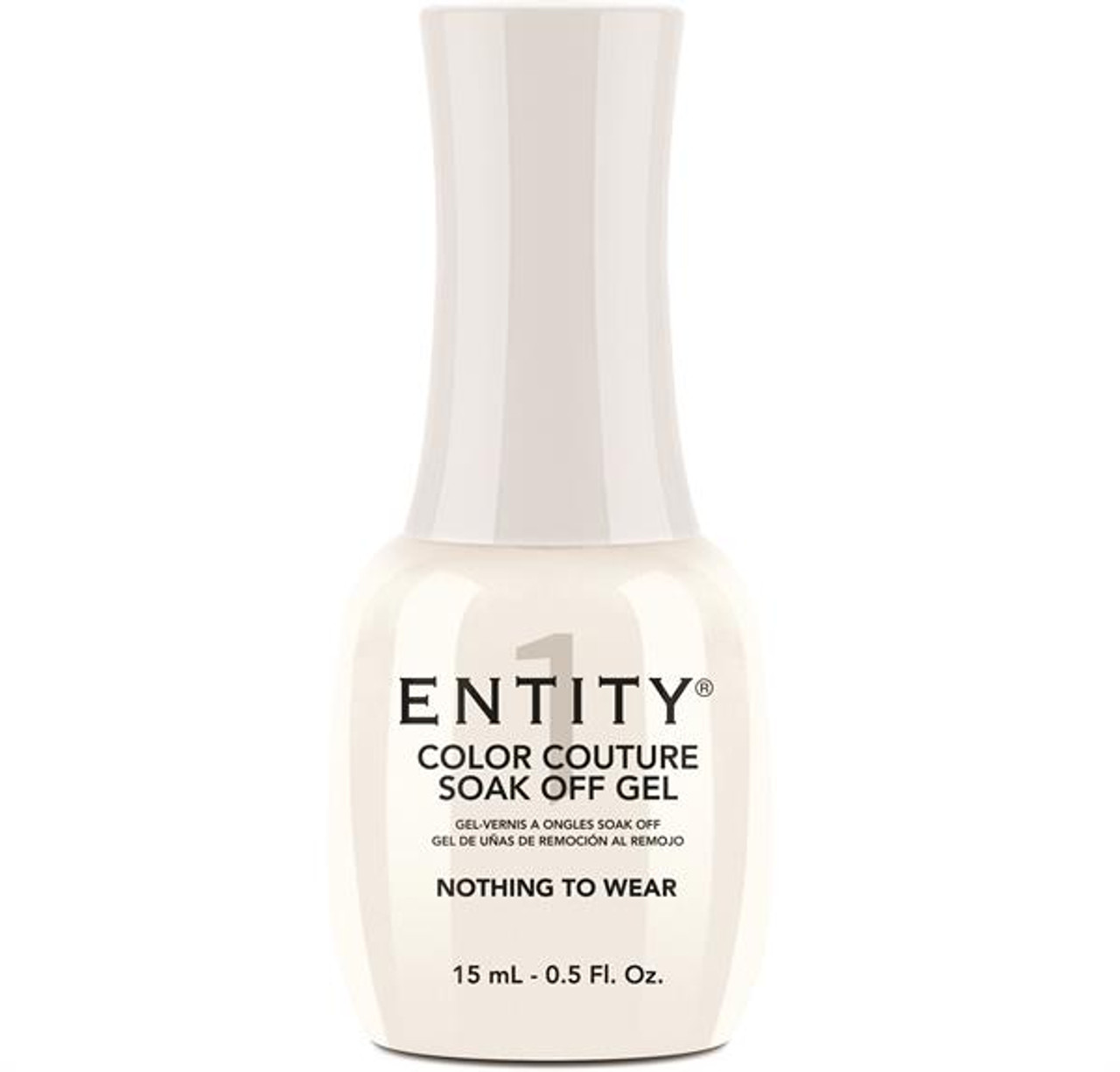 Entity Color Couture Soak Off Gel NOTHING TO WEAR - 15 mL / .5 fl oz