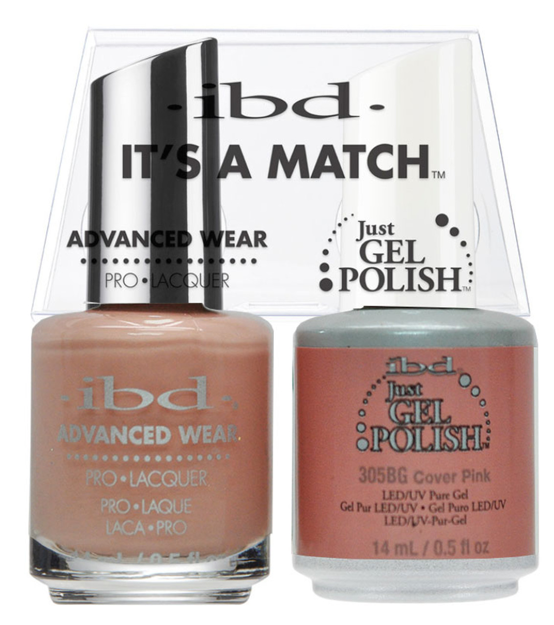 ibd It's A Match Duo Cover Pink - 14 mL / .5 oz