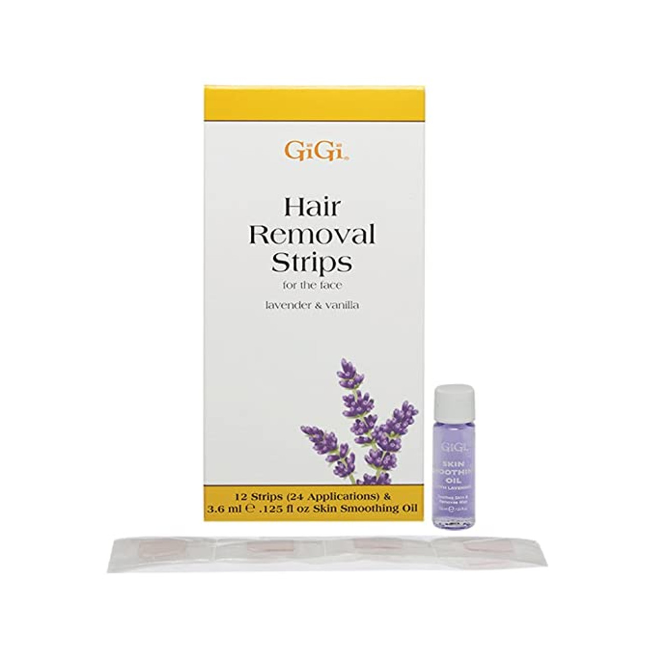 GiGi Hair Removal Strips for the Face - Lavender & Vanilla