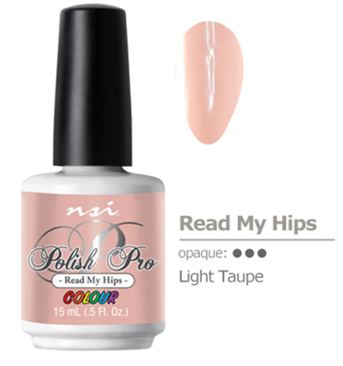 NSI Polish Pro Read My Hips - 15 mL / .5 Fl. Oz