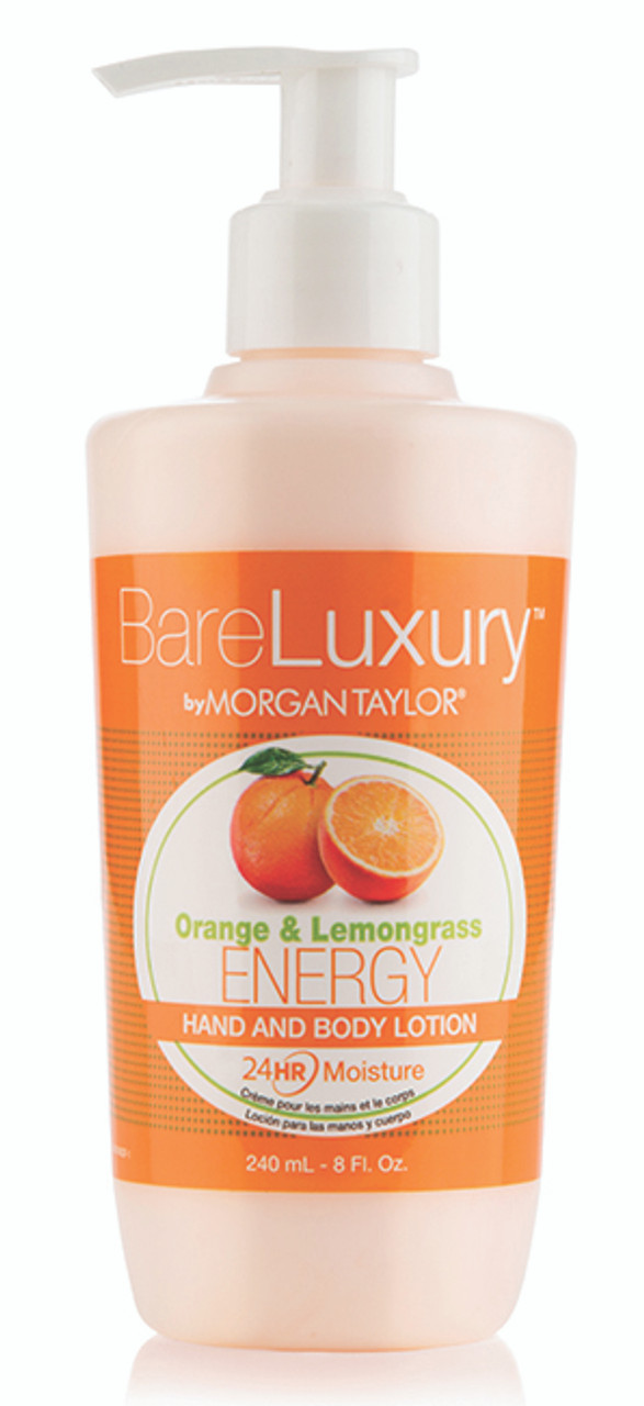 Morgan Taylor Bare Luxury Energy Orange & Lemongrass Lotion - 240 mL / 8 oz