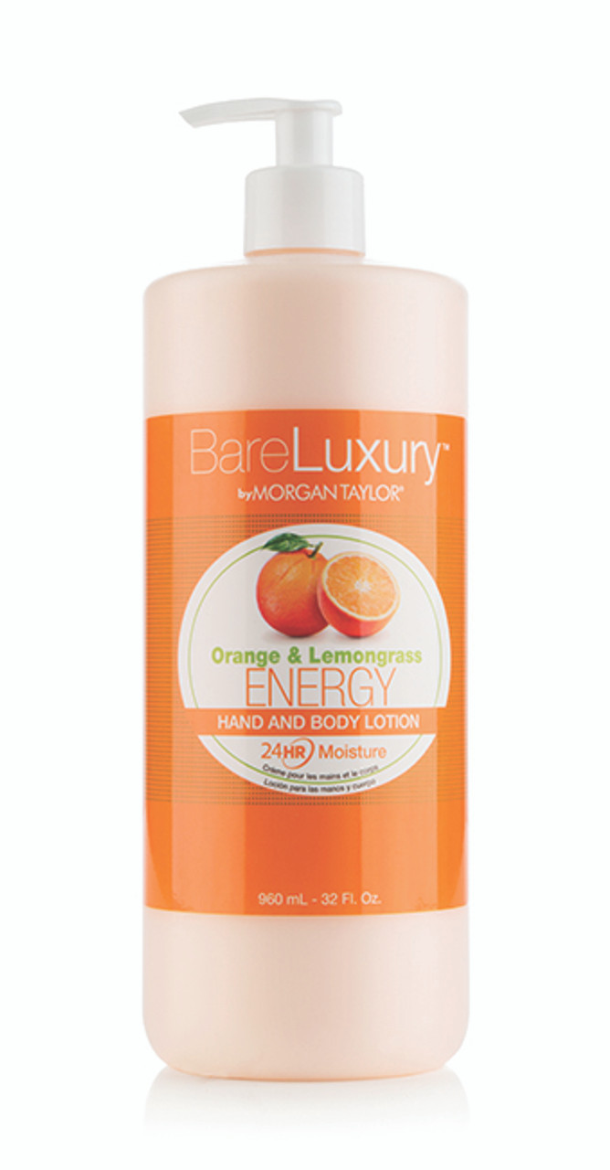Morgan Taylor Bare Luxury Energy Orange & Lemongrass Lotion - 946 mL / 32 oz