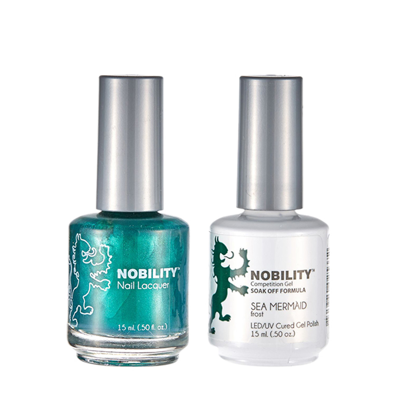 LeChat Nobility Gel Polish & Nail Lacquer Duo Set Sea Mermaid - .5 oz / 15 ml