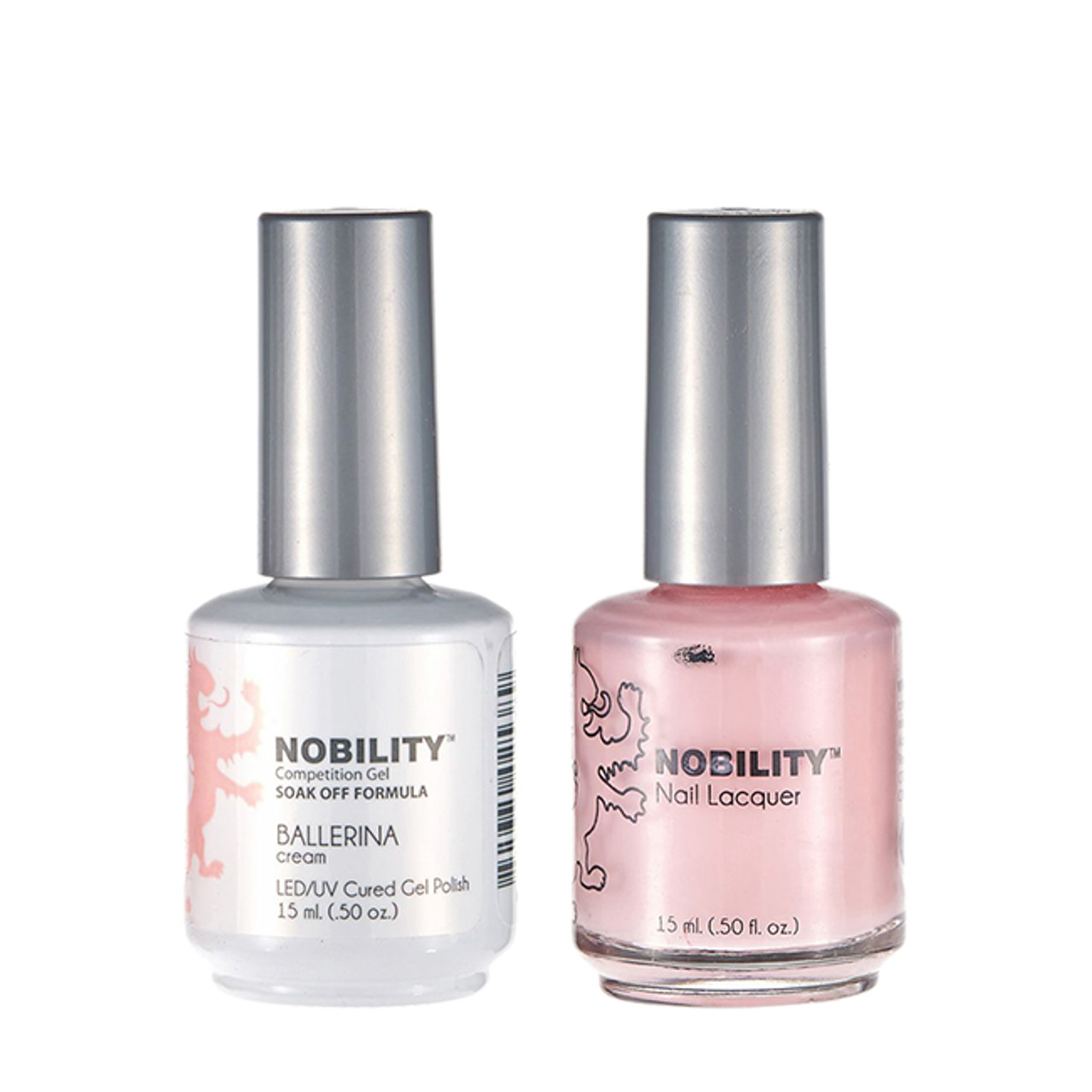 LeChat Nobility Gel Polish & Nail Lacquer Duo Set Ballerina - .5 oz / 15 ml