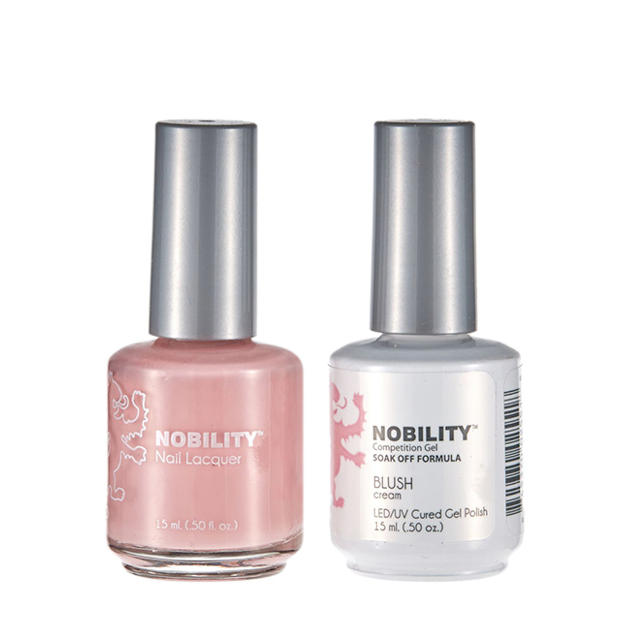 LeChat Nobility Gel Polish & Nail Lacquer Duo Set Blush - .5 oz / 15 ml