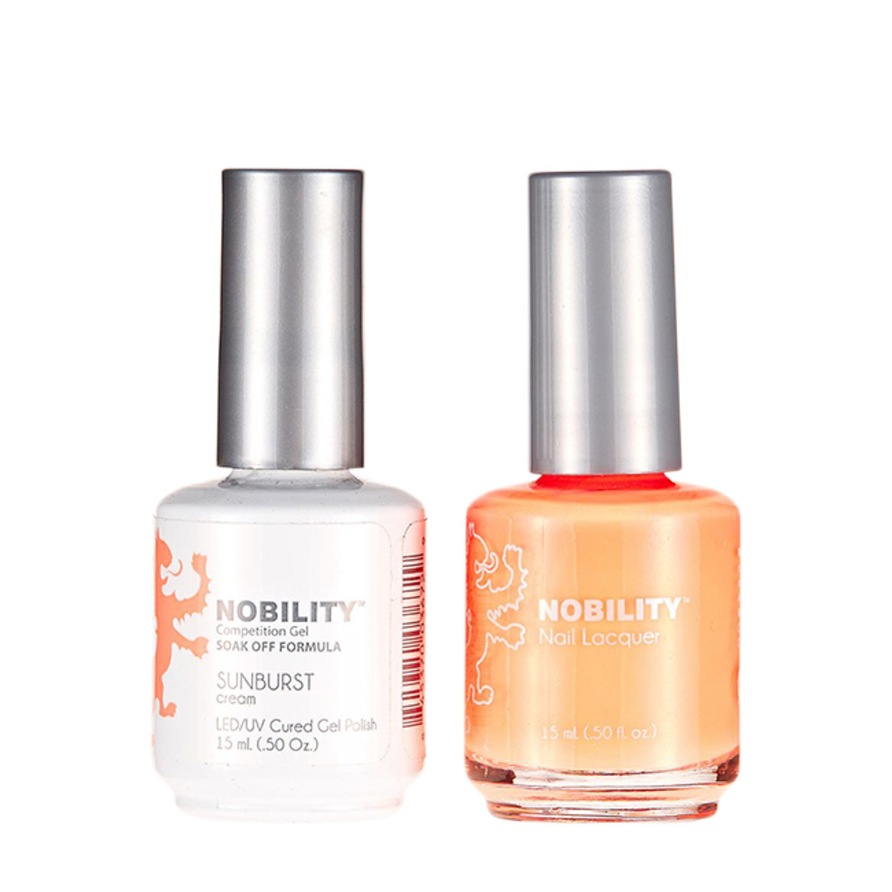 LeChat Nobility Gel Polish & Nail Lacquer Duo Set Sunburst - .5 oz / 15 ml