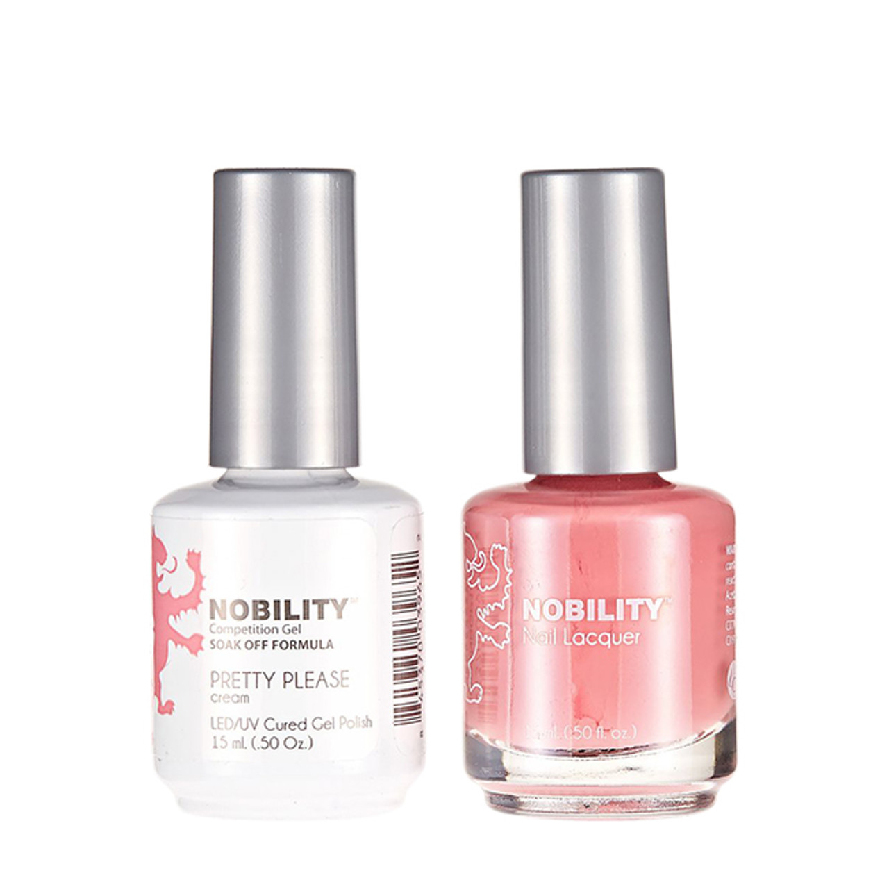 LeChat Nobility Gel Polish & Nail Lacquer Duo Set Pretty Please - .5 oz / 15 ml