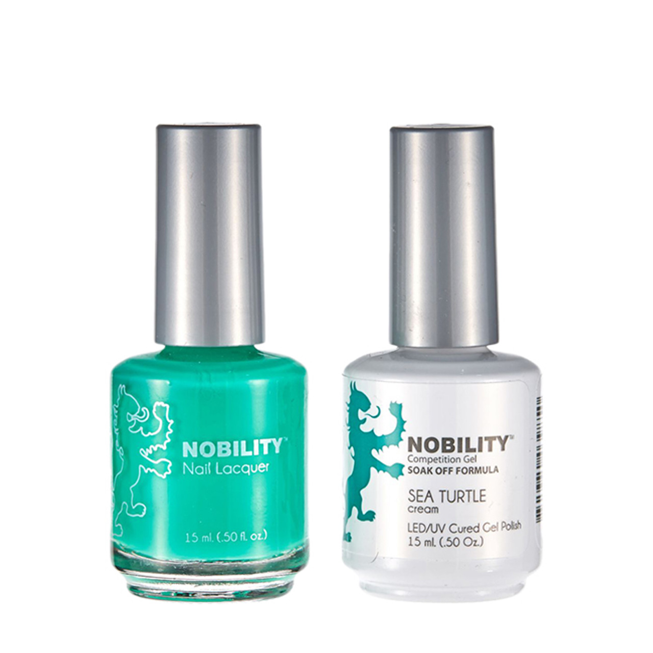 LeChat Nobility Gel Polish & Nail Lacquer Duo Set Sea Turtle - .5 oz / 15 ml